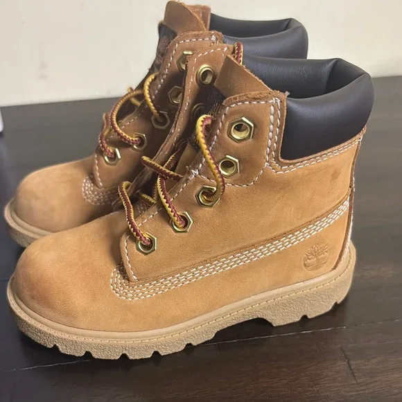 Timberland Tan Boots High-Top Ankle Durable - Picture 2 of 3